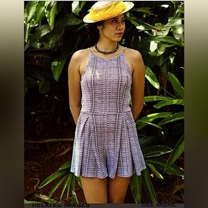MANAOLA pleated romper